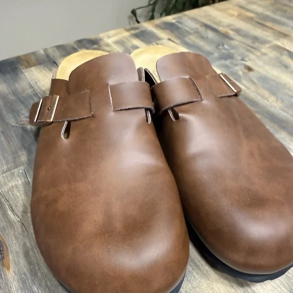 Birkenstock Men's Brown Slip-On Loafers - Picture 4 of 5